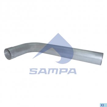 Труба приемная глушителя MAN TGA SAMPA SAMPA 021.162
