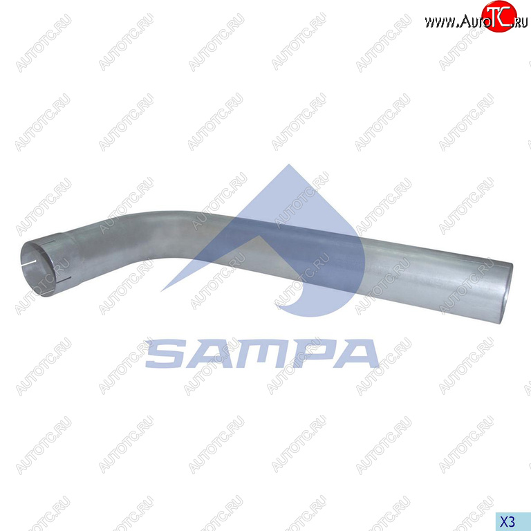 3 599 р. Труба приемная глушителя MAN TGA SAMPA SAMPA 021.162  с доставкой в г. Кемерово