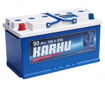 9 899 р. Аккумулятор KARHU 90Ач KARHU 6ст90(1)  с доставкой в г. Кемерово. Увеличить фотографию 1