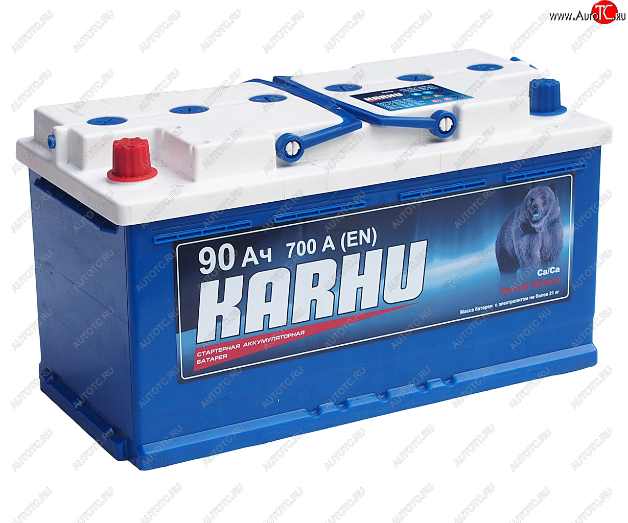 9 899 р. Аккумулятор KARHU 90Ач KARHU 6ст90(1)  с доставкой в г. Кемерово