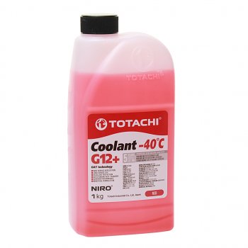274 р. Антифриз красный -40C 1кг G12+ NIRO Coolant TOTACHI TOTACHI 43101  с доставкой в г. Кемерово. Увеличить фотографию 1
