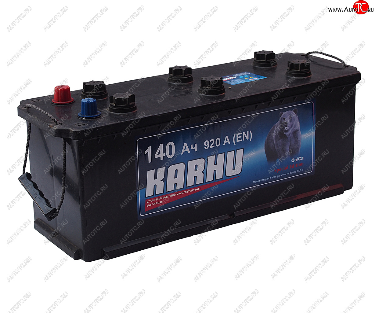 16 849 р. Аккумулятор KARHU 140Ач обратная полярность KARHU 6ст140(3)  с доставкой в г. Кемерово