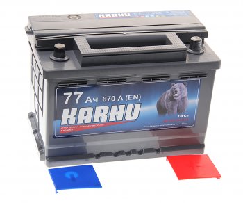 7 249 р. Аккумулятор KARHU 77Ач обратная полярность KARHU 6ст77(0)  с доставкой в г. Кемерово. Увеличить фотографию 2