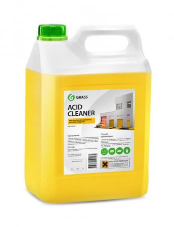 1 679 р. Средство моющее 5.9кг Acid Cleaner GRASS GRASS 160101  с доставкой в г. Кемерово. Увеличить фотографию 1