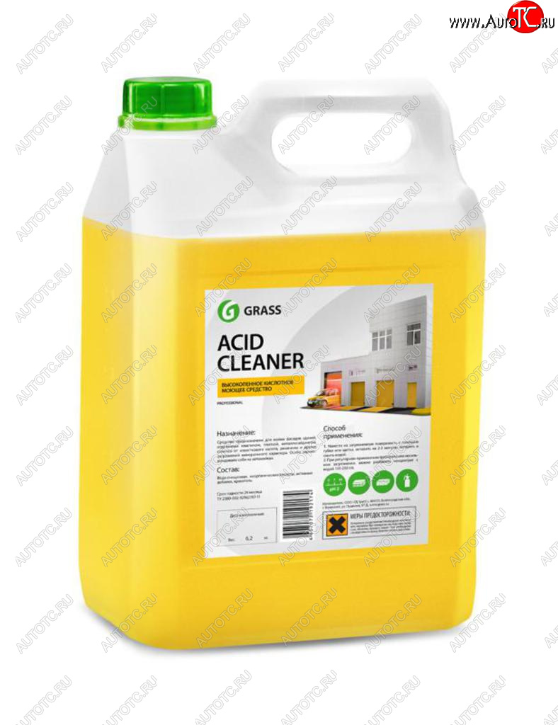 1 679 р. Средство моющее 5.9кг Acid Cleaner GRASS GRASS 160101  с доставкой в г. Кемерово