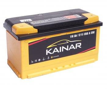 12 799 р. Аккумулятор KAINAR 110Ач обратная полярность KAINAR 6ст110(0)  с доставкой в г. Кемерово. Увеличить фотографию 2
