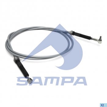4 849 р. Трос MAN TGA,TGS переключения КПП L=3267мм SAMPA SAMPA 021.433  с доставкой в г. Кемерово. Увеличить фотографию 1