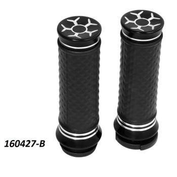 3 699 р. Грипсы на руль 25мм Harley-Davidson 3 КитайскиеЗапчасти пм-00025600  с доставкой в г. Кемерово. Увеличить фотографию 1