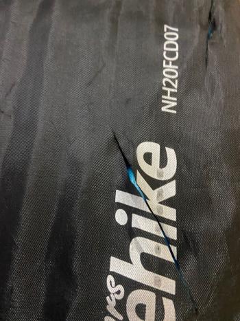 1 019 р. Коврик туристический Naturehike 187х56х2,5 см. IXPE, голубой (уценка)  nh20fcd07-bl_u  с доставкой в г. Кемерово. Увеличить фотографию 4