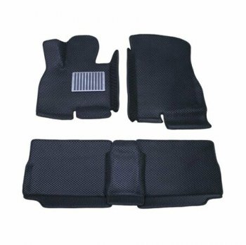 3 299 р. Комплект ковриков салона Seintex сетка(к-т) Volkswagen Jetta A5 седан (2005-2011) (Черный)  с доставкой в г. Кемерово. Увеличить фотографию 2