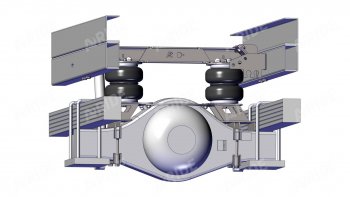27 999 р. Пневмоподвеска Dongfeng Captain-t Q35, DFA1030S-4J, задняя ось  Арайд 22030.02  с доставкой в г. Кемерово. Увеличить фотографию 4