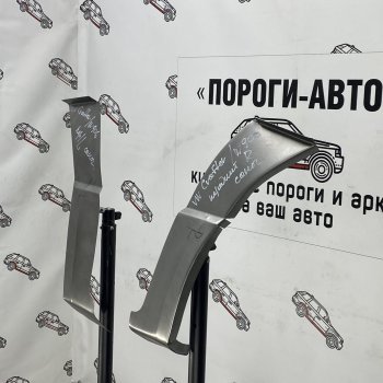 Ремонтный сапожок переднего крыла (Правая арка) средняя база Пороги-Авто Volkswagen Crafter ( 1,  2) (2006-2025) (холоднокатаная сталь 0,8мм)