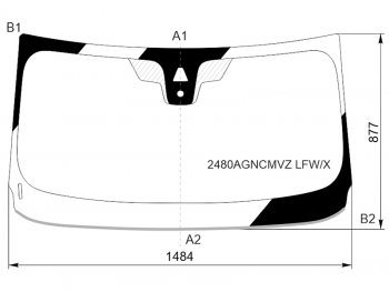 11 399 р. Стекло лобовое (Камера Датчик дождя Молдинг) BMW X2 17- XYG 2480AGNCMVZ LFW/X  с доставкой в г. Кемерово. Увеличить фотографию 1