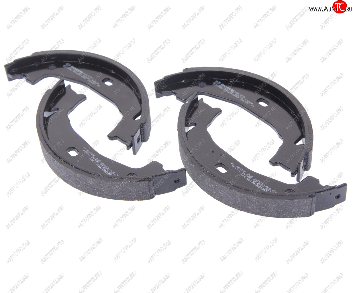 2 179 р. Колодки тормозные задние барабанные 4шт. BOSCH BMW 1 серия E81 хэтчбэк 3 дв. рестайлинг (2007-2012)  с доставкой в г. Кемерово