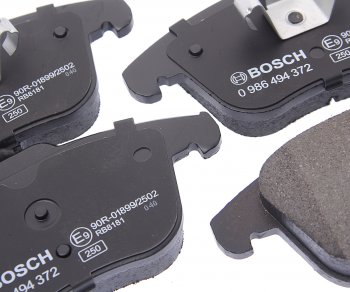 3 499 р. Колодки тормозные передние (4шт.) BOSCH  Audi Q3 ( 8U,  F3) (2011-2022), Volkswagen Tiguan ( NF,  Mk2) (2006-2022)  с доставкой в г. Кемерово. Увеличить фотографию 2