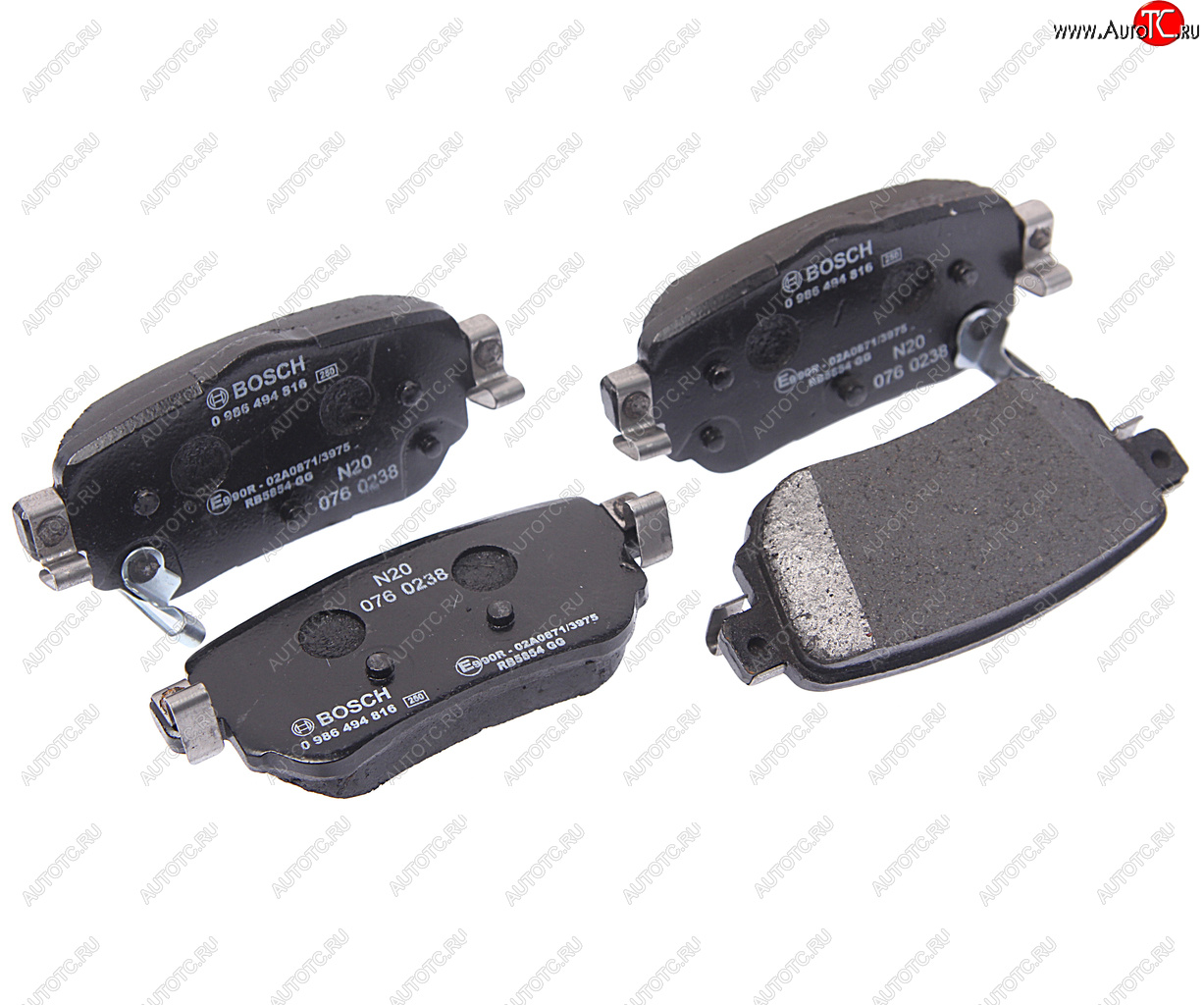 1 739 р. Колодки тормозные задние (4шт.) BOSCH Nissan Qashqai 2 J11 дорестайлинг (2013-2019)  с доставкой в г. Кемерово