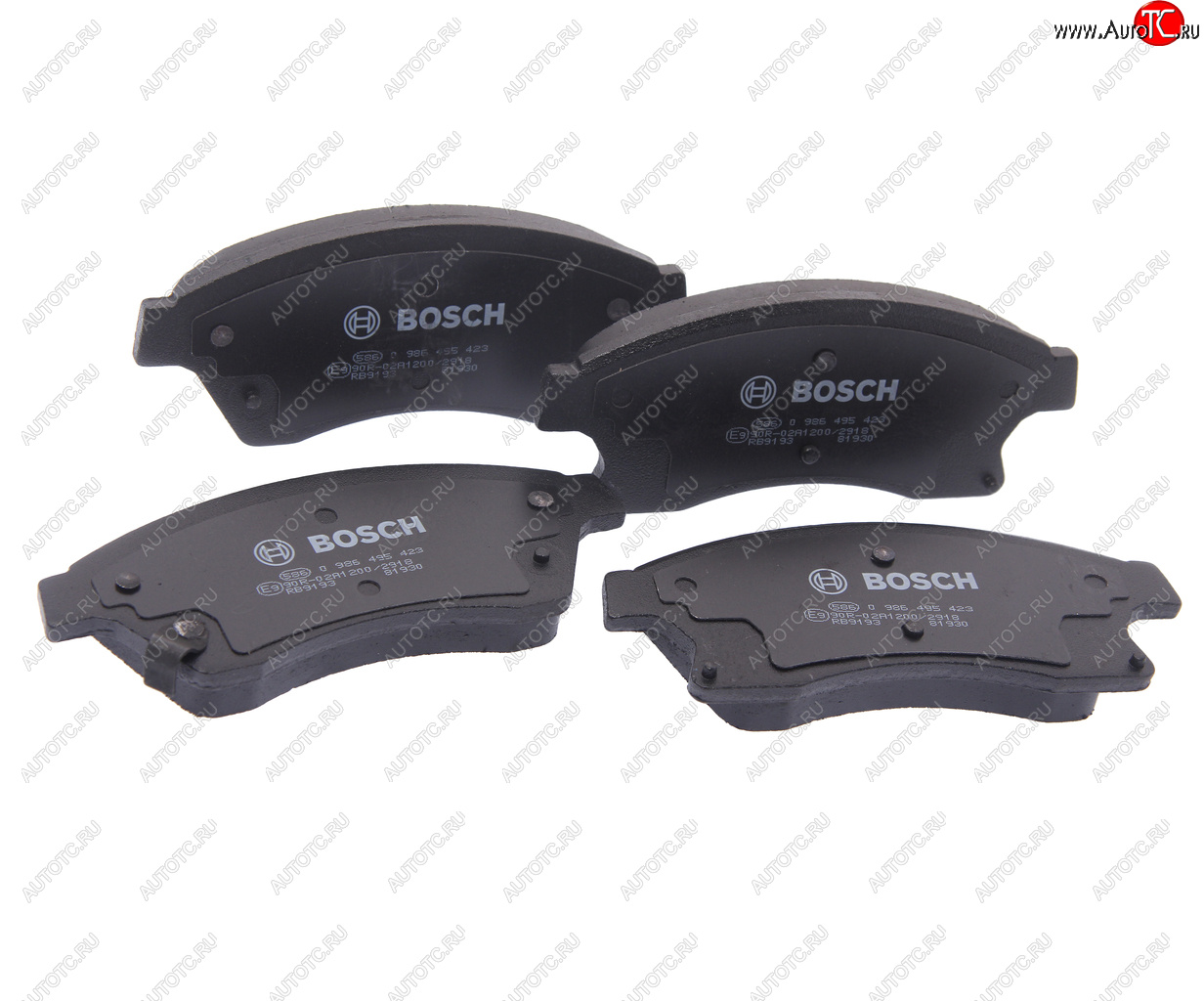 2 459 р. Колодки тормозные передние (4шт.) BOSCH Chevrolet Aveo T300 хэтчбек (2011-2015)  с доставкой в г. Кемерово