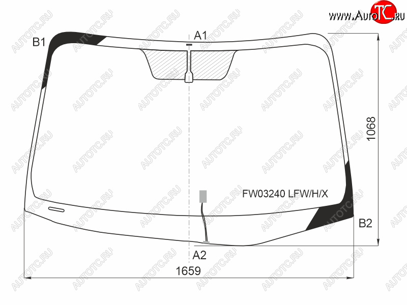 11 799 р. Стекло лобовое (Обогрев щеток) Toyota Sienna 10-20 XYG FW03240 LFW/H/X, fw03240lfwhx XYG FW03240 LFW/H/X  с доставкой в г. Кемерово