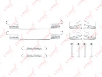 499 р. Ремкомплект колодок VW Polo (95-) SEAT Ibiza (09-) задних барабанных LYNX LYNX bc8091  с доставкой в г. Кемерово. Увеличить фотографию 4