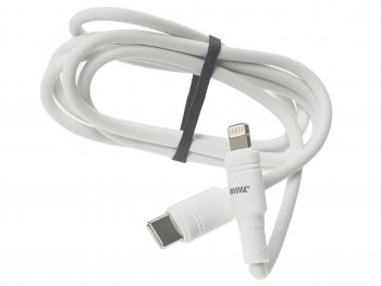 669 р. Кабель iPhone (5-)-USB Type C 1м белый WIIIX WIIIX cb-713tc-u8(1.0)-2chp-w  с доставкой в г. Кемерово. Увеличить фотографию 1
