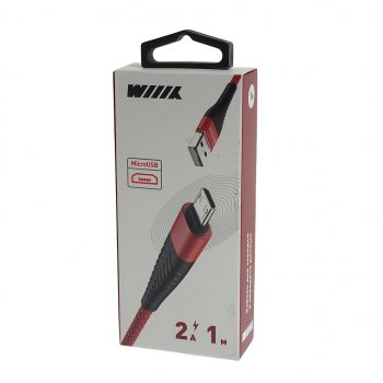 349 р. Кабель micro-USB 1м WIIIX WIIIX cb725-umu-10r  с доставкой в г. Кемерово. Увеличить фотографию 2