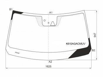 29 849 р. Стекло лобовое (Камера Датчик дождя Проекция) Hyundai Palisade 18-22 FUYAO K610AGACMUV  с доставкой в г. Кемерово. Увеличить фотографию 1