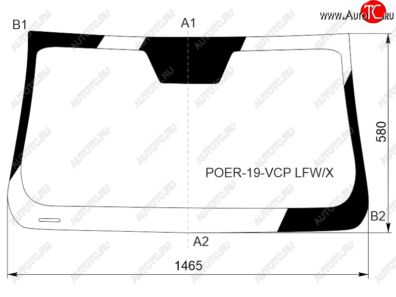 9 999 р. Стекло лобовое (4D PICK UP) Great Wall Poer 21- XYG POER-19-VCP LFW/X  с доставкой в г. Кемерово