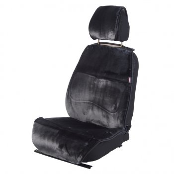 3 299 р. Накидка на сиденье мех искусственный серая 2шт. Antislip PREMIER PREMIER hr140  с доставкой в г. Кемерово. Увеличить фотографию 1