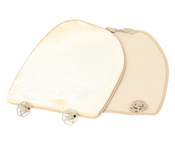 1 469 р. Накидка на сиденье мех искусственный без спинки бежевая 2шт. Antislip Seat PREMIER PREMIER hr16  с доставкой в г. Кемерово. Увеличить фотографию 1