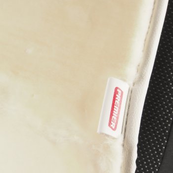 2 899 р. Накидка на сиденье мех искусственный белая 2шт. Antislip PREMIER PREMIER hr200 PREMIER hr200  с доставкой в г. Кемерово. Увеличить фотографию 2