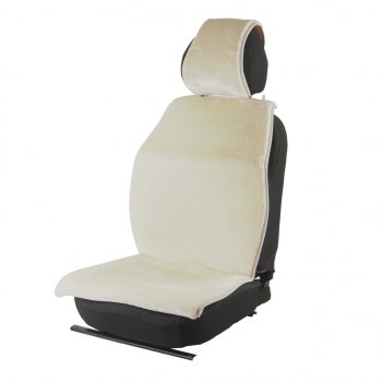 2 899 р. Накидка на сиденье мех искусственный белая 2шт. Antislip PREMIER PREMIER hr200 PREMIER hr200  с доставкой в г. Кемерово. Увеличить фотографию 1