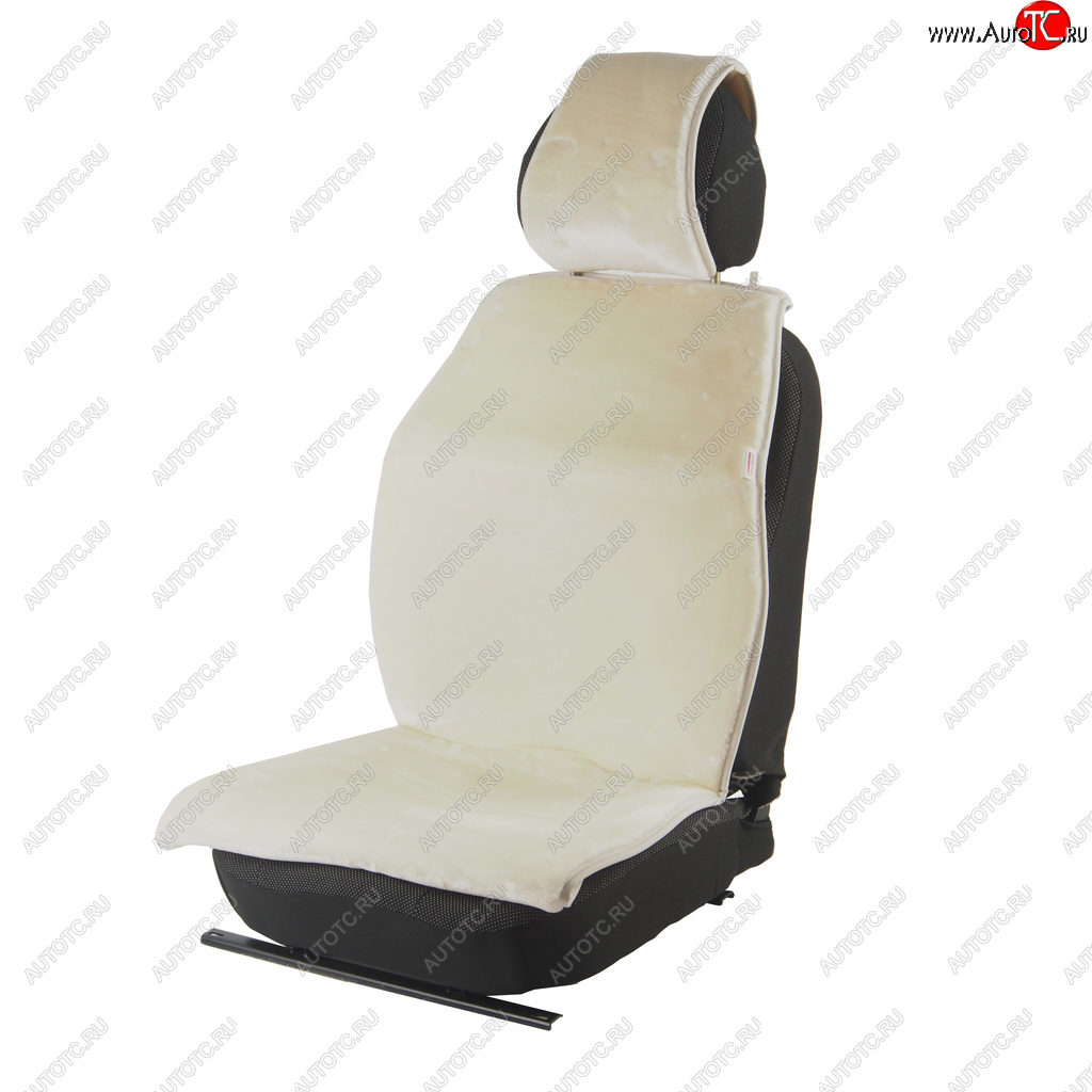 2 899 р. Накидка на сиденье мех искусственный белая 2шт. Antislip PREMIER PREMIER hr200 PREMIER hr200  с доставкой в г. Кемерово