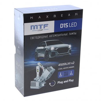 7 949 р. Лампа светодиодная 12V D1S 35W PK32d-2 (2шт.) MTF MTF mbd1s6  с доставкой в г. Кемерово. Увеличить фотографию 3