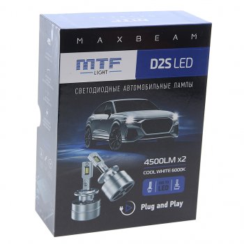 7 949 р. Лампа светодиодная 12V D2S 35W P32d-2 (2шт.) MTF MTF mbd2s6  с доставкой в г. Кемерово. Увеличить фотографию 3