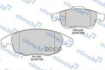 2 359 р. Колодки тормозные передние (4шт.) MANDO  CITROEN Berlingo ( M49,  M59,  B9,  K9) - C4  с доставкой в г. Кемерово. Увеличить фотографию 1