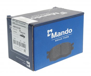 1 099 р. Колодки тормозные CITROEN C4 Picasso (06-) задние (4шт.) MANDO MANDO mbf015239 MANDO mbf015239  с доставкой в г. Кемерово. Увеличить фотографию 2