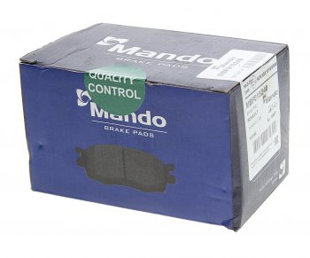 2 099 р. Колодки тормозные RENAULT Kangoo (1.5 DCI/1.6) (08-) передние (4шт.) MANDO MANDO mbf015240 MANDO mbf015240  с доставкой в г. Кемерово. Увеличить фотографию 2
