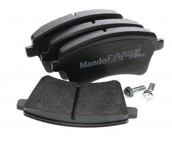2 099 р. Колодки тормозные RENAULT Kangoo (1.5 DCI/1.6) (08-) передние (4шт.) MANDO MANDO mbf015240 MANDO mbf015240  с доставкой в г. Кемерово. Увеличить фотографию 1