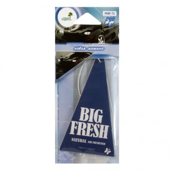 101 р. Ароматизатор подвесной пластина (новая машина) Big Fresh FKVJP FKVJP pabf-72  с доставкой в г. Кемерово. Увеличить фотографию 1