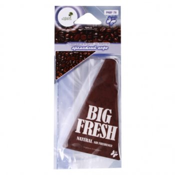 101 р. Ароматизатор подвесной пластина (кофе ароматный) Big Fresh FKVJP FKVJP pabf-78  с доставкой в г. Кемерово. Увеличить фотографию 1