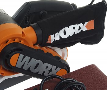 10 649 р. Машина лентошлифовальная 950Вт 533x76мм 240-350ммин WORX WORX wx661.1  с доставкой в г. Кемерово. Увеличить фотографию 5