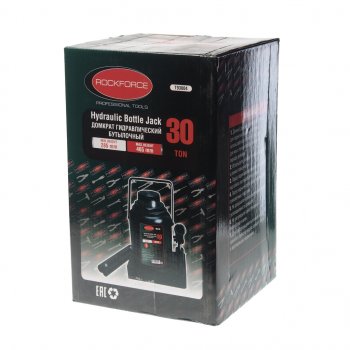 6 649 р. Домкрат бутылочный 30т 255-465мм ROCKFORCE ROCKFORCE rf-t93004 ROCKFORCE rf-t93004  с доставкой в г. Кемерово. Увеличить фотографию 4
