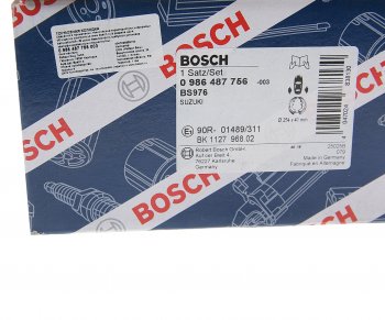 3 499 р. Колодки тормозные задние (4шт.) BOSCH Suzuki Grand Vitara JT 3 двери 2-ой рестайлинг (2012-2016)  с доставкой в г. Кемерово. Увеличить фотографию 4