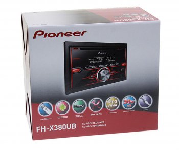 9 749 р. Магнитола автомобильная 2DIN PIONEER PIONEER fh-x380ub PIONEER fh-x380ub  с доставкой в г. Кемерово. Увеличить фотографию 3