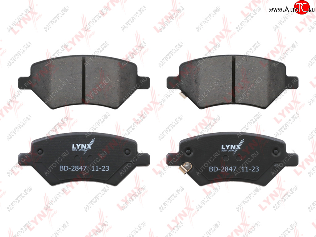 1 999 р. Колодки тормозные CHERY Tiggo (05-) передние (4шт.) LYNX LYNX bd2847  с доставкой в г. Кемерово