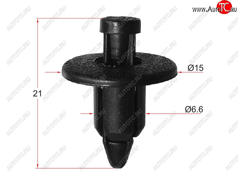 89 р. Клипса GM/LEXUS/MITSUBISHI/SUBARU/SUZUKI/TOYOTA (1 шт.) SAT ST-KJ-034, stkj034 SAT ST-KJ-034  с доставкой в г. Кемерово