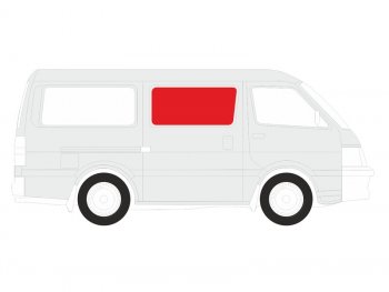 Стекло кузова боковое (не опускное) (Справа Цвет зеленый) Nissan Primastar 02-14  Opel Vivaro 01-1 XYG TRAFIC-01 SF/RH/X