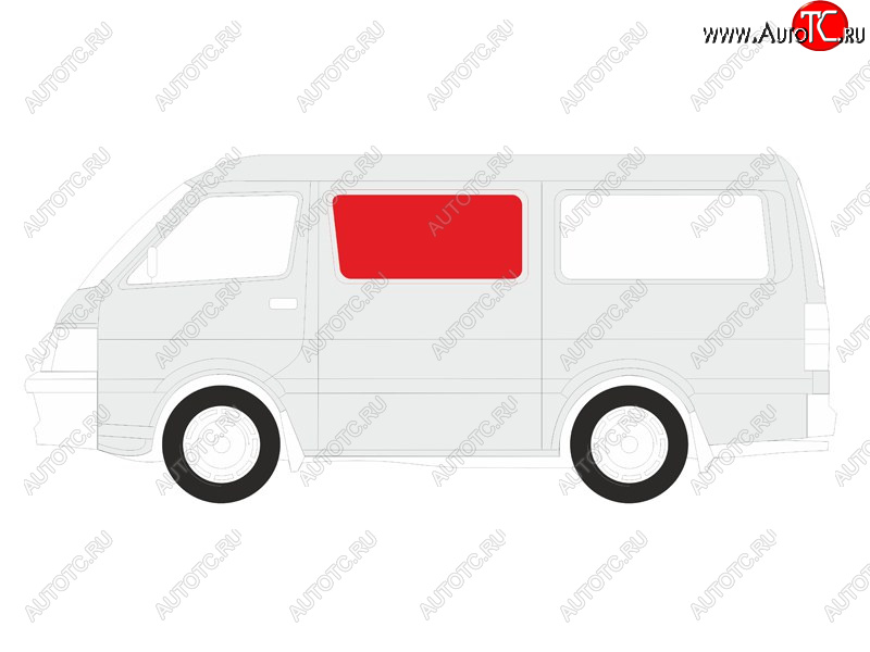 5 249 р. Стекло кузова боковое (не опускное) (Слева Цвет зеленый) Nissan Primastar 02-14  Opel Vivaro 01-14 XYG TRAFIC-01 SF/LH/X  с доставкой в г. Кемерово
