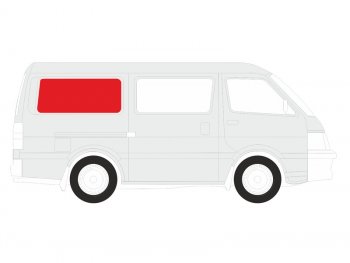 Стекло кузова боковое (не опускное) (Справа Цвет зеленый) Volkswagen Transporter 03-15  Multivan 0 XYG VW-T5 SW/RH/X