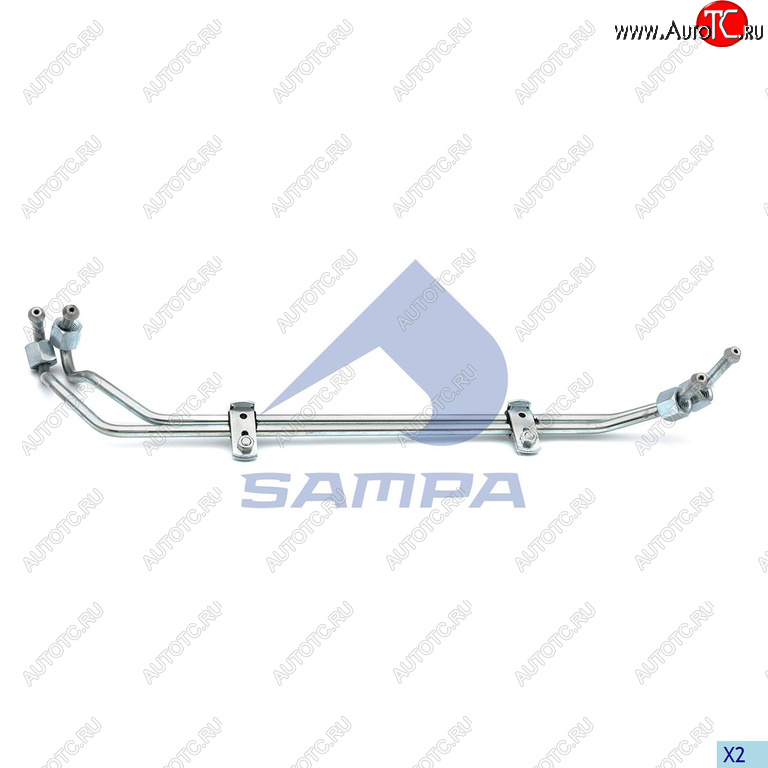 3 069 р. Трубка топливная RENAULT Premium высокого давления SAMPA SAMPA 080.745  с доставкой в г. Кемерово